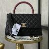 CH92991GQJPK-JS　シャネル CHANEL 2021年最新入荷 トップハンドルバッグ トートバッグ 2way ショルダーバッグ レディースかばん キャビアスキン