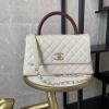 CH92991GQJPB-JS　シャネル CHANEL 2021年最新入荷 トップハンドルバッグ トートバッグ 2way ショルダーバッグ レディースかばん キャビアスキン