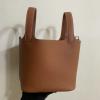 H060992LJZ-063　エルメス HERMES 2021年最新入荷 ピコタン バケットバッグ トートバッグ ハンドバッグ ショッピングバッグ レディースかばん TCレザー