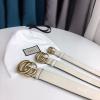 GG409417JBS-057　グッチ GUCCI 2021年最新入荷 GGマーモント スリムベルト ダブルG バックル カーフスキン