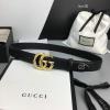 GG474313KGJ-057　グッチ GUCCI 2021年最新入荷 ベルト カーフレザー ダブルG バックル 幅4cm