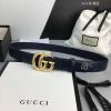 GG474313LGJ-057　グッチ GUCCI 2021年最新入荷 ベルト カーフレザー ダブルG バックル 幅4cm