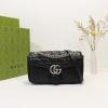 GG443497QBK-057　グッチ GUCCI 2021年最新入荷 GGマーモント スモール 斜め掛け ショルダーバッグ クロスボディバッグ レディースかばん カーフレザー 