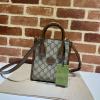 GG671623XF-057　グッチ GUCCI 2021年最新入荷 GGスプリーム トートバッグ ハンドバッグ 2way ショルダーバッグ クロスボディバッグ インターロッキングG付き レディースかばん