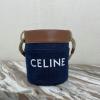 CE196272NZL-DDB　セリーヌ CELINE 2021年最新入荷 CELINEプリント バケットバッグ ペアロープストラップ ショルダーバッグ レディースかばん デニム 