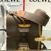 LE61945LHS-DDB　ロエベ LOEWE 2021年最新入荷 バルセロナ スモールバッグ 斜め掛け ショルダーバッグ チェーンウォレット レザー レディースかばん