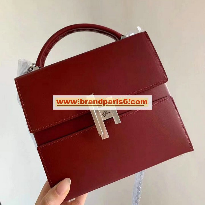 HCH24SYJH-063　エルメス HERMES 2021年最新入荷 シネティック トップハンドルバッグ トートバッグ チェーンポーチ ショルダーバッグ スクエアバッグ ゴートスキン