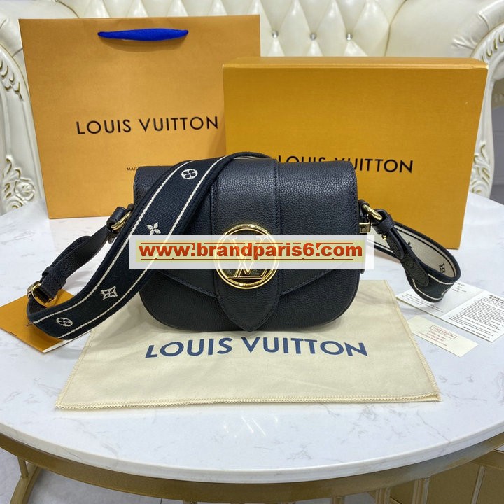 M58727-057　ルイヴィトン LOUISVUITTON 2021年最新入荷 LV ポンヌフ ソフト PM 斜め掛け ショルダーバッグ クロスボディバッグ レディースかばん グレインカーフレザー
