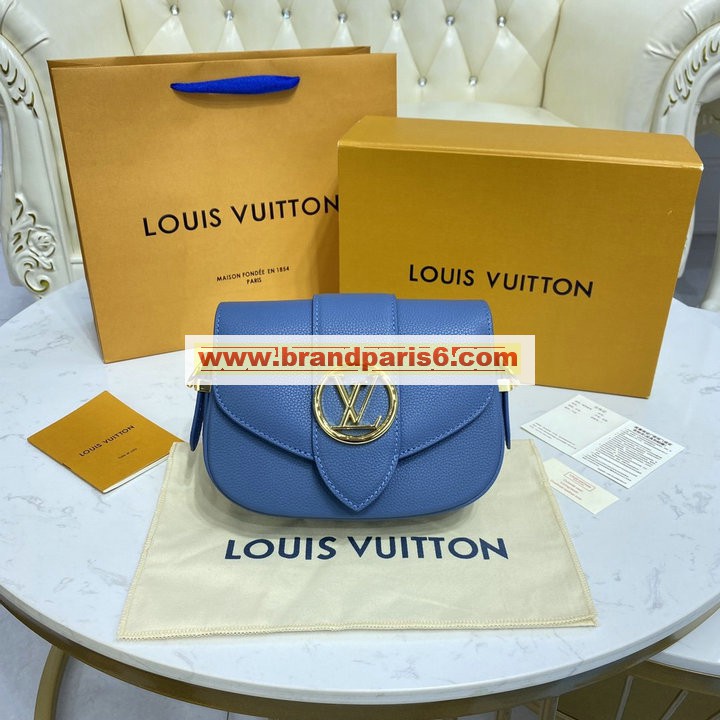 M58964-057　ルイヴィトン LOUISVUITTON 2021年最新入荷 LV ポンヌフ ソフト PM 斜め掛け ショルダーバッグ クロスボディバッグ レディースかばん グレインカーフレザー