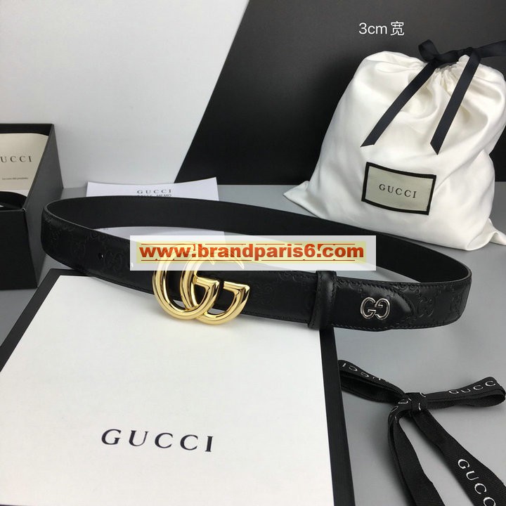 GG474313KGJ-057　グッチ GUCCI 2021年最新入荷 ベルト カーフレザー ダブルG バックル 幅4cm