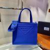 PD1BG382DL-DDB　プラダ PRADA 2021年最新入荷 トートバッグ トップハンドルバッグ ハンドバッグ 2way 斜め掛け ショルダーバッグ カーフスキン