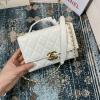 CH2796BS-CC　シャネル CHANEL 2021年最新入荷 ミニ フラップバッグ トップハンドルバッグ ハンドバッグ 2way 斜め掛け ショルダーバッグ クロスボディバッグ ラムスキン