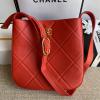 CH2844RD-CC　シャネル CHANEL 2021年最新入荷 ホーボーバッグ 斜め掛け ショルダーバッグ クロスボディバッグ レディースかばん カーフスキン 