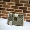 GG498156BWB-057　グッチ GUCCI 2021年最新作 パドロック スモール ショルダーバッグ キャンパス レザー 