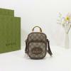 GG658556BX-057　グッチ GUCCI 2021年最新入荷 ネオ ヴィンテージ ミニバッグ 斜め掛け ショルダーバッグ クロスボディバッグ キャンパス＋レザー