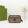 GG658572KX-057　グッチ GUCCI 2021年最新入荷 インターロッキングG付き ミニバッグ 斜め掛け ショルダーバッグ クロスボディバッグ キャンパス