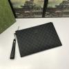 GG672953K-057　グッチ GUCCI 2021年最新入荷 インターロッキングG付き ポーチ ストラップ付き 手持ちかばん クラッチバッグ メンズかばん キャンパス レザー