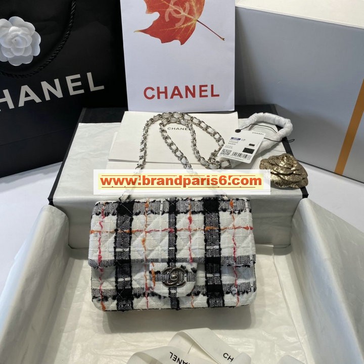 CH1116BGB-CC　シャネル CHANEL 2021年最新入荷 クラシック 斜め掛け ショルダーバッグ フラップバッグ レディースかばん クロスボディ ツイード