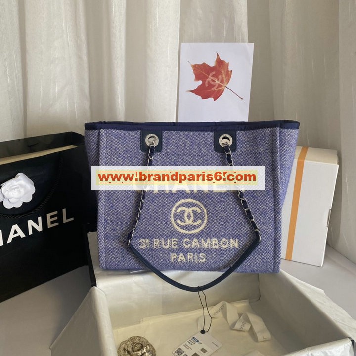 CH67001BLS-CC　シャネル CHANEL 2021年最新入荷 ショピングバッグ キャンパス ハンドバッグ トートバッグ 肩掛け ショルダーバッグ ママバッグ レディースかばん 