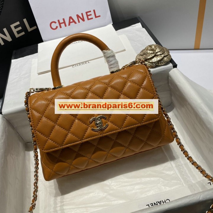 CH92993GQJTH-CC　シャネル CHANEL 2021年最新入荷 トップハンドルバッグ トートバッグ 2way ショルダーバッグ クロスボディバッグ レディースかばん グレインドカーフスキン