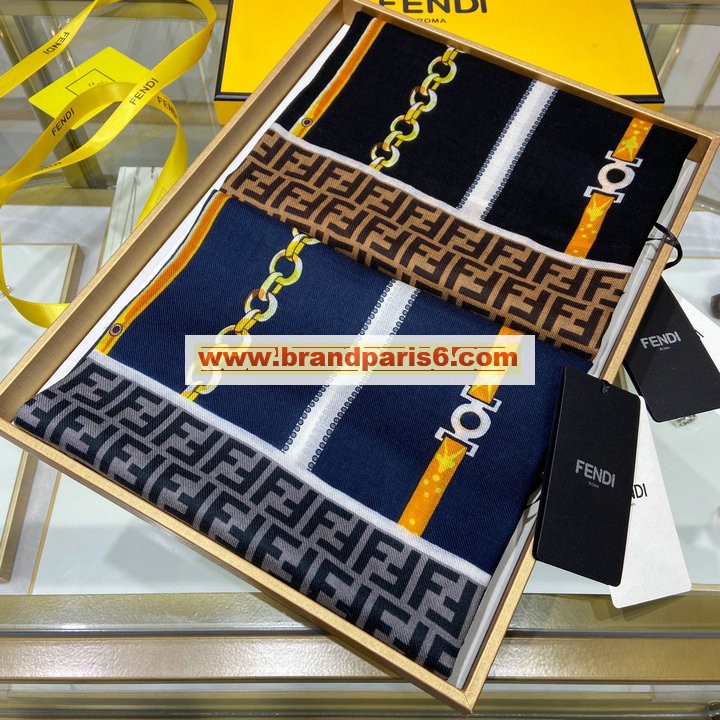 WJFD21012-AN　フェンディ FENDI 2021年最新入荷 マフラー スカーフ ストール ショール カシミヤ