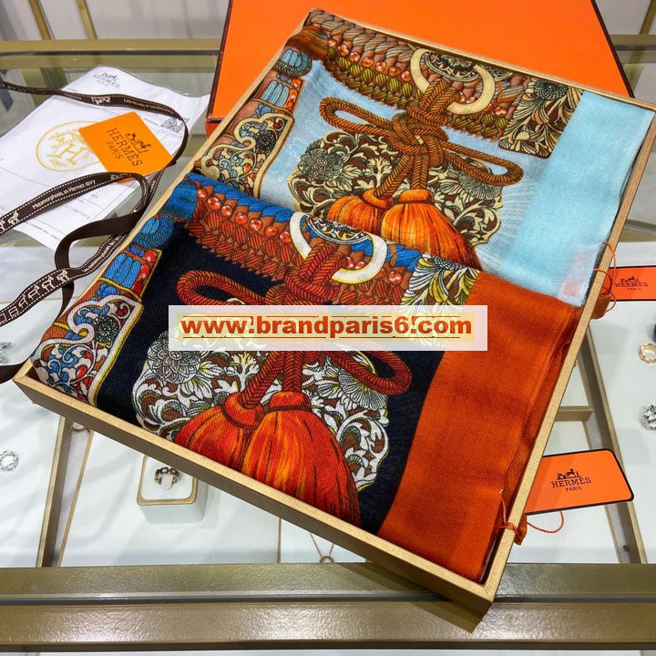 WJHE21009-AN　エルメス HERMES 2021年最新入荷 マフラー スカーフ ストール ショール カシミヤ