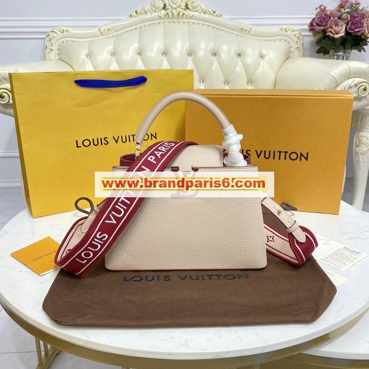 M58610X-057　ルイヴィトン LOUISVUITTON 2021年最新入荷 カプシーヌ BB ハンドバッグ トートバッグ ショルダーバッグ トリヨンレザー