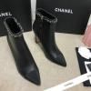 CHJ21041GP-26　シャネル CHANEL 2021年秋冬最新入荷 アングルブーツ ハイヒールシューズ ファスナー開閉式 レディースシューズ カーフレザー