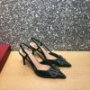 VTJ21024GL-26　ヴァレンティノ Valentino 2021年秋冬最新入荷 スリングバック ハイヒールサンダル レディースシューズ トンガリとう ピンヒール ラムスキン