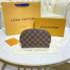 N47516-057　ルイヴィトン LOUISVUITTON 2021年最新入荷 ポシェット コスメティック 化粧用ポーチ 手持ちかばん クラッチバッグ 化粧かばん コンパクト ダミエエベヌキャンパス