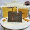 M43770-057　ルイヴィトン LOUISVUITTON 2021年最新入荷 フラワートート トップハンドルバッグ トートバッグ ハンドバッグ 2way ショルダーバッグ レディースかばん モノグラムキャンパス