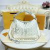 M58482L-057　ルイヴィトン LOUISVUITTON 2021年最新入荷 ボーヴル ホーボー ショルダーバッグ トップハンドルバッグ トートバッグ マヒナ カーフレザー
