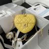 CH2927YL-025　シャネル CHANEL 2021年最新入荷 ハート 斜め掛け ショルダーバッグ クロスボディバッグ レディースかばん ラムスキン