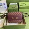 GG645454BJH-025　グッチ GUCCI 2021年最新入荷 ホースビット 1955 スモール 斜め掛け ショルダーバッグ クロスボディバッグ スクエアバッグ キャンパス 