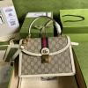 GG651055BBS-025　グッチ GUCCI 2021年最新入荷 トップハンドルバッグ トートバッグ 2way 斜め掛け ショルダーバッグ クロスボディバッグ レディースかばん キャンパス 