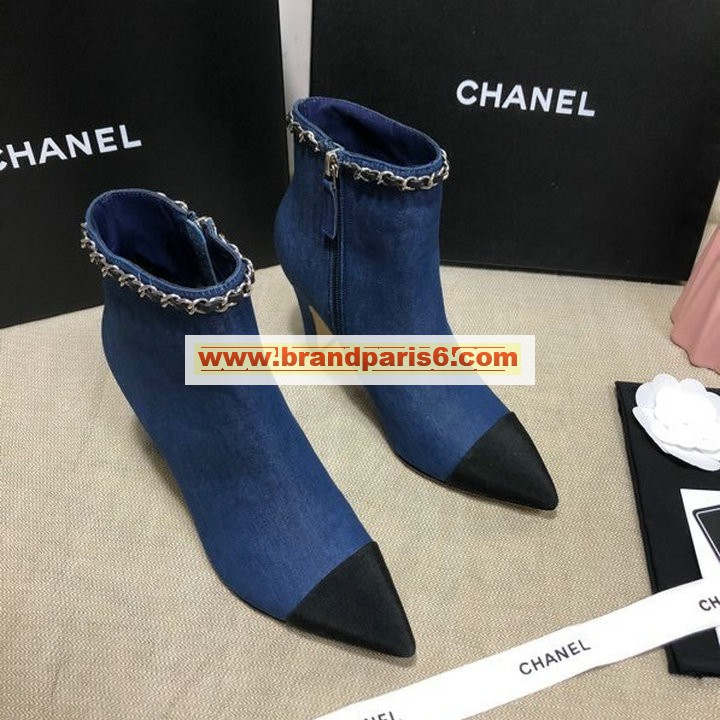 CHJ21041GB-26　シャネル CHANEL 2021年秋冬最新入荷 アングルブーツ ハイヒールシューズ ファスナー開閉式 レディースシューズ カーフレザー