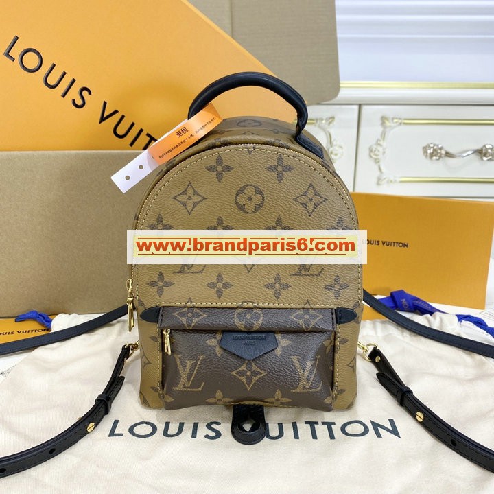 M44872-057　ルイヴィトン LOUIS VUITTON 2020年最新入荷 パームスプリングス バックパック MINI リュックサック レディース リュック モノグラム リバース キャンバス