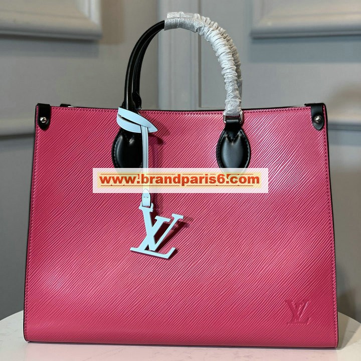 M56229P-057　ルイヴィトン LOUISVUITTON 2021年最新入荷 オンザゴー GM ハンドバッグ トートバッグ ママバッグ ショッピングバッグ エピレザー
