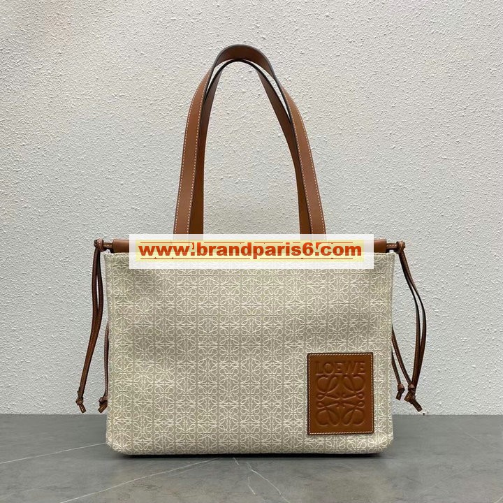 LE6129BZS-ZZ　ロエベ LOEWE 2021年最新入荷 クッショントートバッグ ハンドバッグ 肩掛け ショルダーバッグ キャンバス カーフレザー