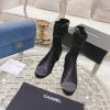 CHJ21074R-26　シャネル CHANEL 2021年秋冬最新入荷 ショートブーツ ローヒールシューズ ファスナー開閉式 レディースシューズ カジュアルシューズ 