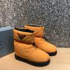 PDJ21004QC-26　プラダ PRADA 2021年最新入荷 パデッドナイロン ブーティー ショートブーツ フラットシューズ 男女兼用 スノーブーツ
