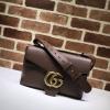 GG401173SK-057　グッチ GUCCI 2021年最新入荷 GGマーモント スモール フラップバッグ 斜め掛け ショルダーバッグ クロスボディバッグ カーフレザー