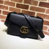 GG401173BK-057　グッチ GUCCI 2021年最新入荷 GGマーモント スモール フラップバッグ 斜め掛け ショルダーバッグ クロスボディバッグ カーフレザー