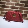 GG447632QRD-057　グッチ GUCCI 2021年最新入荷 GGマーモント スモール 斜め掛け ショルダーバッグ クロスボディバッグ レディースかばん カーフレザー
