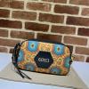 GG476466YYL-057　グッチ GUCCI 2021年最新入荷 GUCCI 100 メッセンジャーバッグ 斜め掛け ショルダーバッグ クロスボディバッグ スクエアバッグ キャンパス