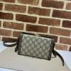 GG678460BXS-057　グッチ GUCCI 2021年最新入荷 GGマーモント 斜め掛け ショルダーバッグ スクエアバッグ クロスボディバッグ キャンパス レザー