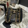 CH888BK-CC　シャネル CHANEL 2021年最新入荷 スモール バゲットバッグ 斜め掛け ショルダーバッグ クロスボディバッグ レディースかばん 