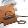 HKL19SBQYJZ-063　エルメス HERMES 2021年最新入荷 ミニ ケリー トップハンドルバッグ トートバッグ ハンドバッグ 2way 斜め掛け ショルダーバッグ レディースかばん ヴォーエプソン