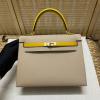 HKL25SBPJHY-063　エルメス HERMES 2021年最新入荷 ケリー 25 トップハンドルバッグ トートバッグ ハンドバッグ レディースかばん ヴォーエプソン