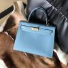 HKL28SBJNL-063　エルメス HERMES 2021年最新入荷 ケリー 28 トップハンドルバッグ トートバッグ ハンドバッグ レディースかばん ヴォーエプソン